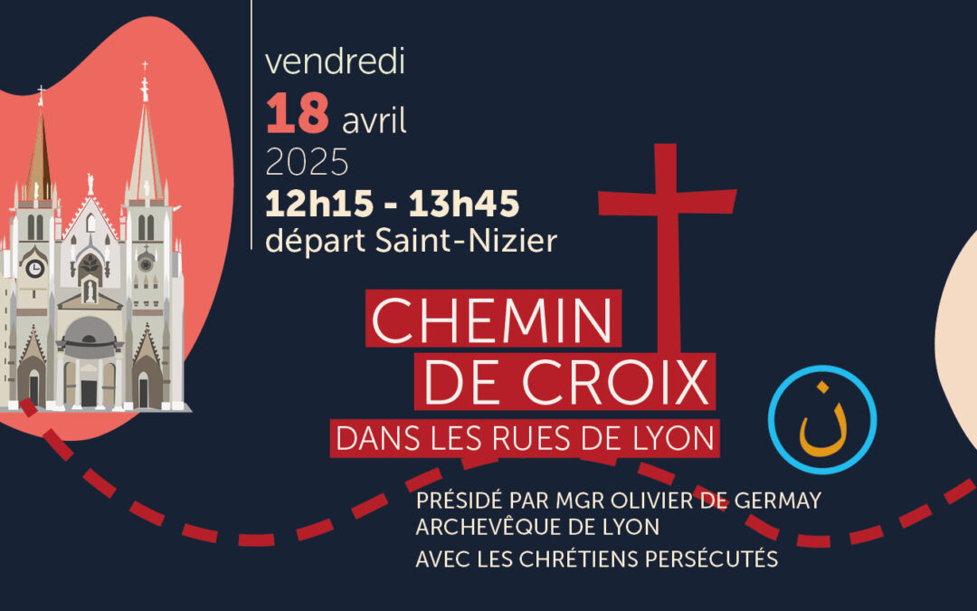 Chemin de croix à travers Lyon