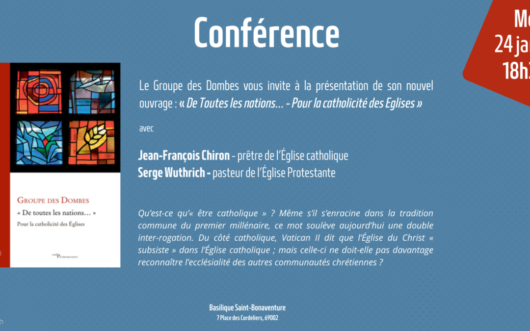 De Toutes les nations… – Pour la catholicité des Eglises