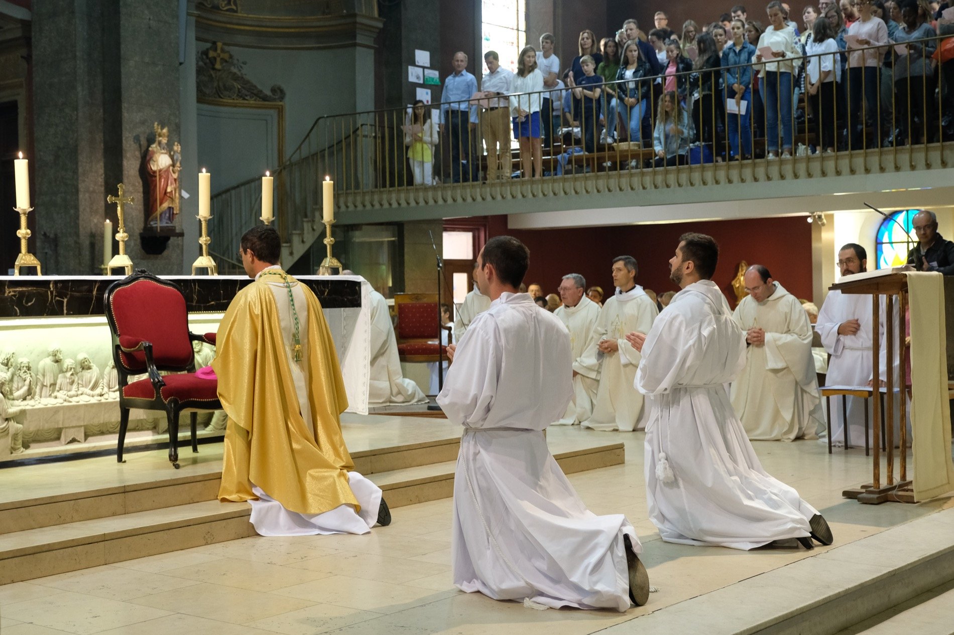 Ordinations diaconales de Charles-Alban Guez et Pierre-François Émourgeon