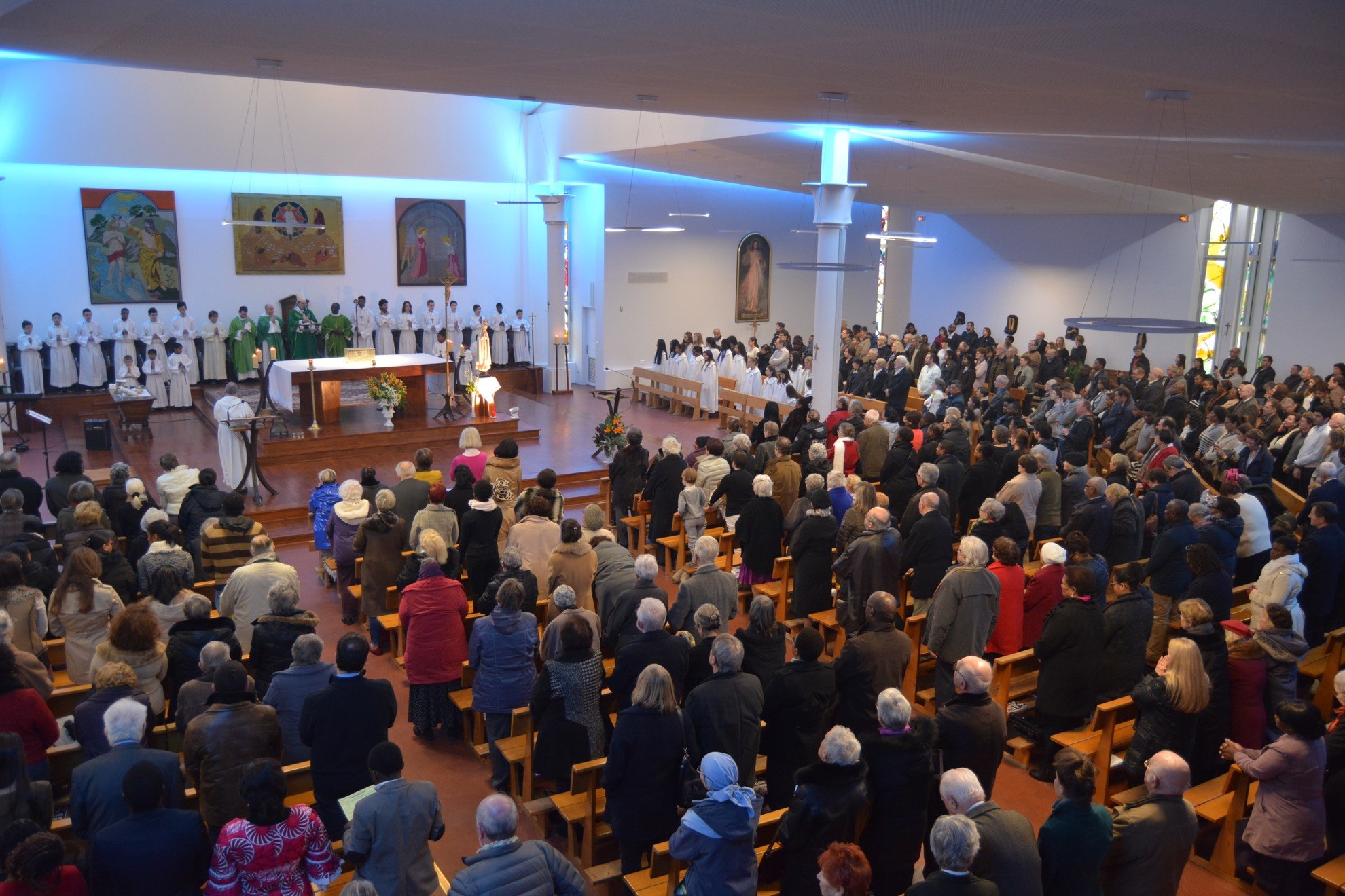 Inauguration de l’église de la Sainte-Trinité