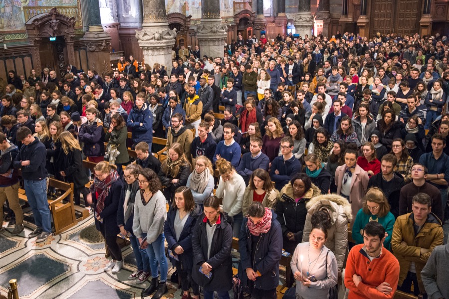 Procession et messe des jeunes 8 décembre 2019