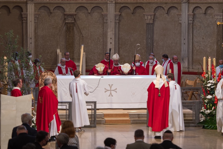 Messe d'aurevoir au cardinal Barbarin