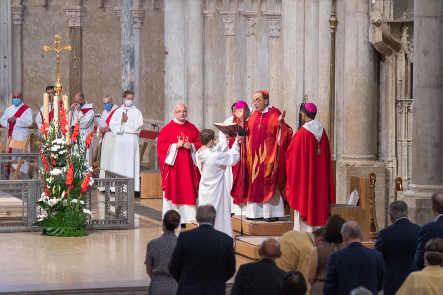 Messe d'aurevoir au cardinal Barbarin