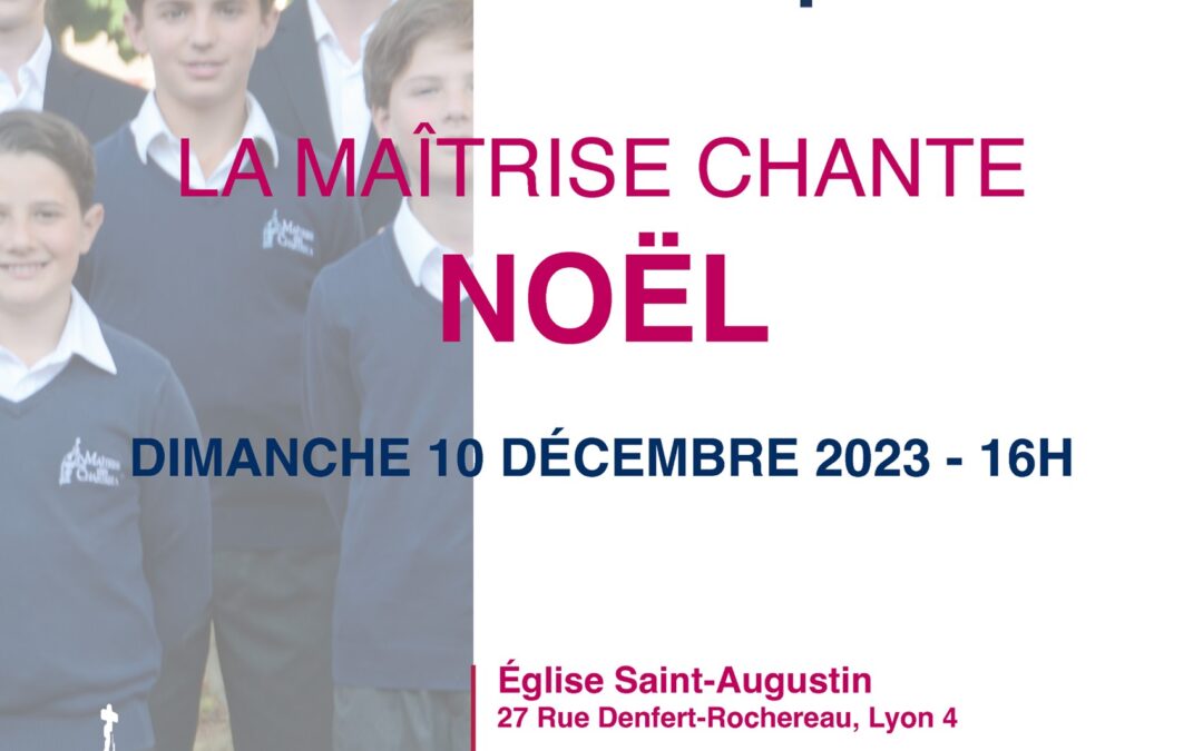 La maitrise des Chartreux chante Noël