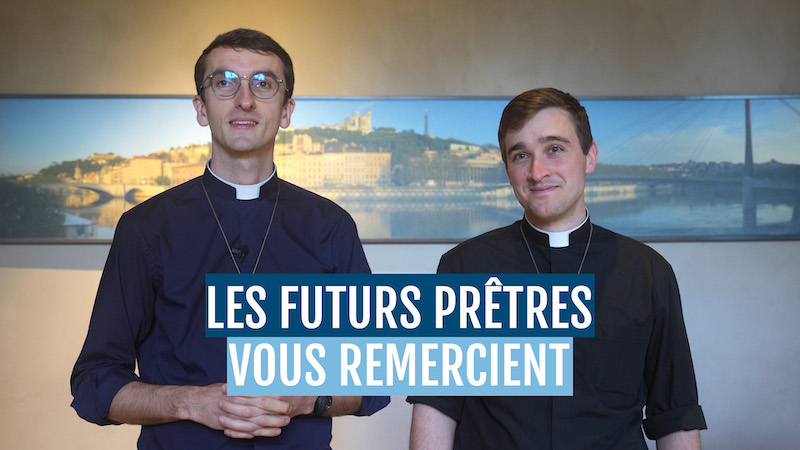 Les futurs prêtres vous remercient
