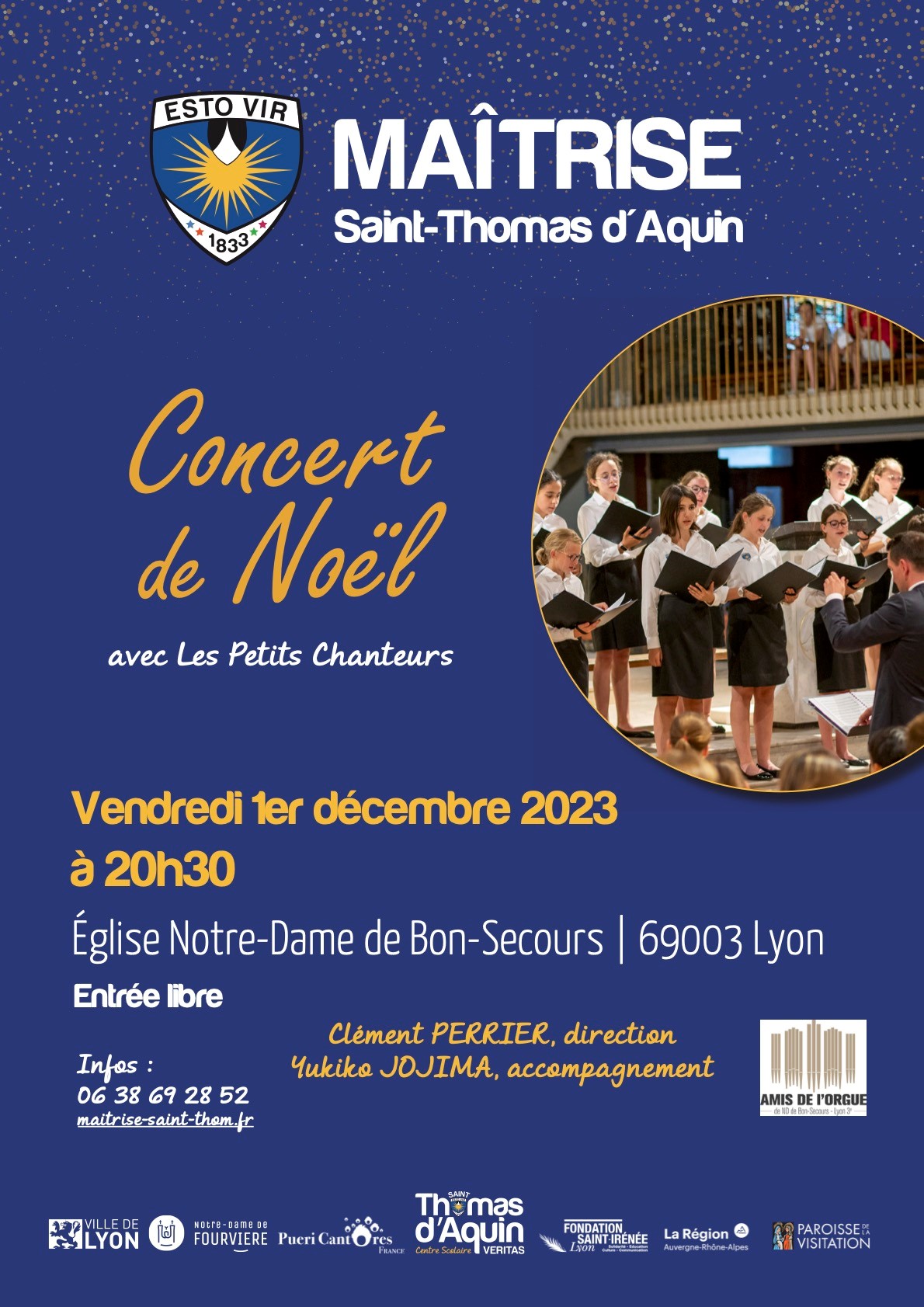 Concert de Noël – Maîtrise Saint-Thomas d’Aquin