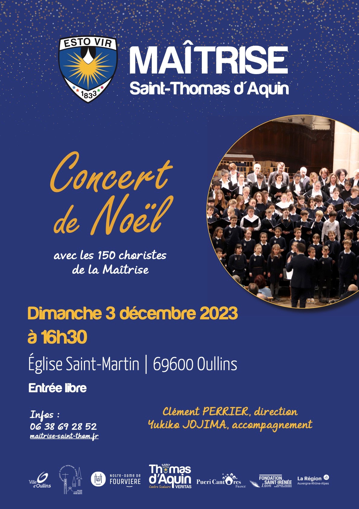 Concert de Noël – Maîtrise Saint-Thomas d’Aquin