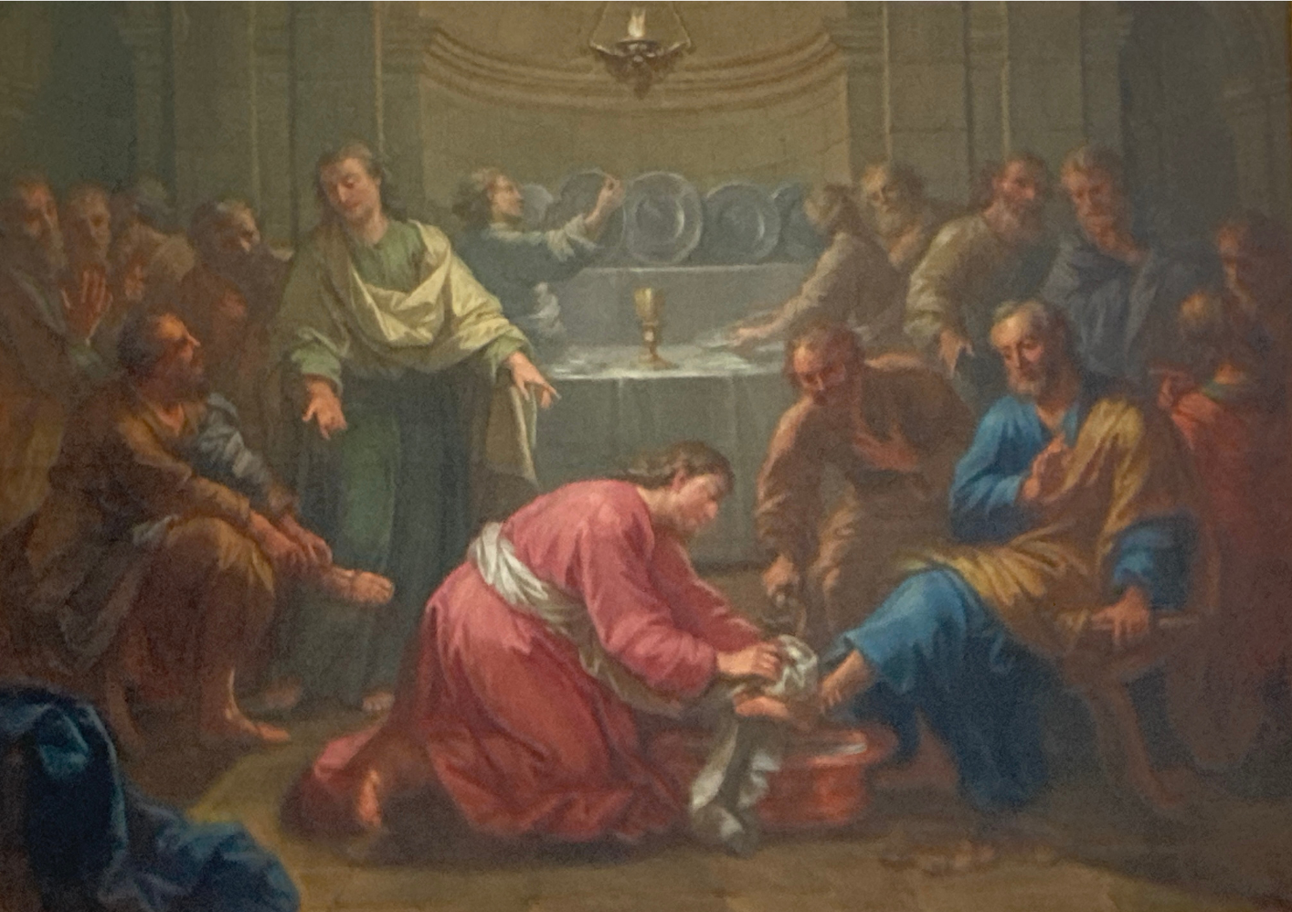 Antiquaille : dialogue entre “Le lavement des pieds” et “La Cène” de Janmot, les deux œuvres de la chapelle de l’Antiquaille