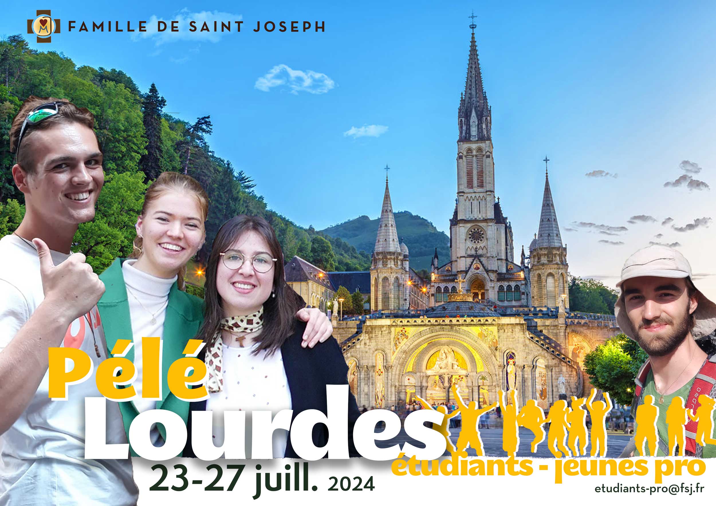 Pélé étudiants et jeunes pro à Lourdes