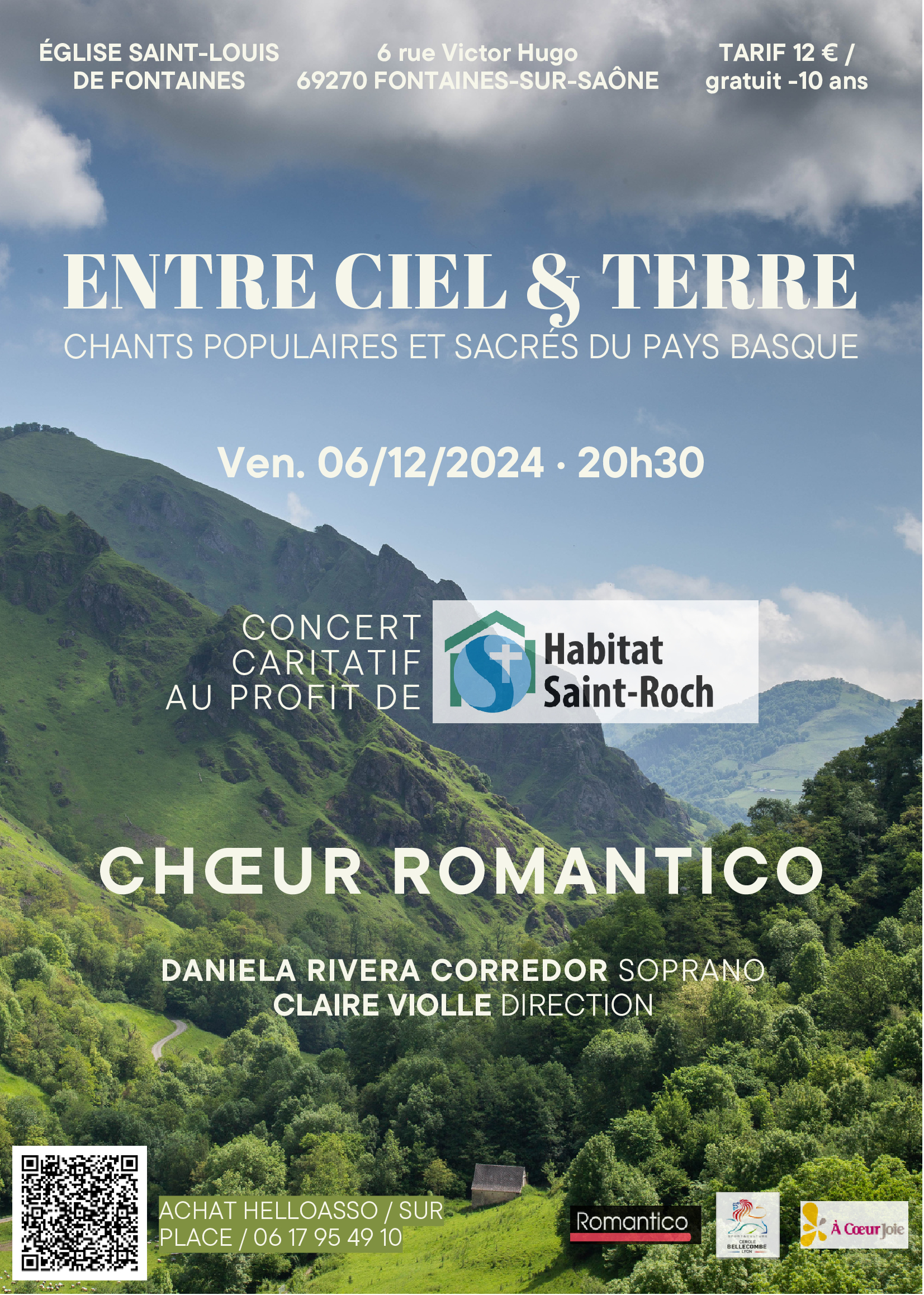 Concert caritatif Habitat Saint-Roch