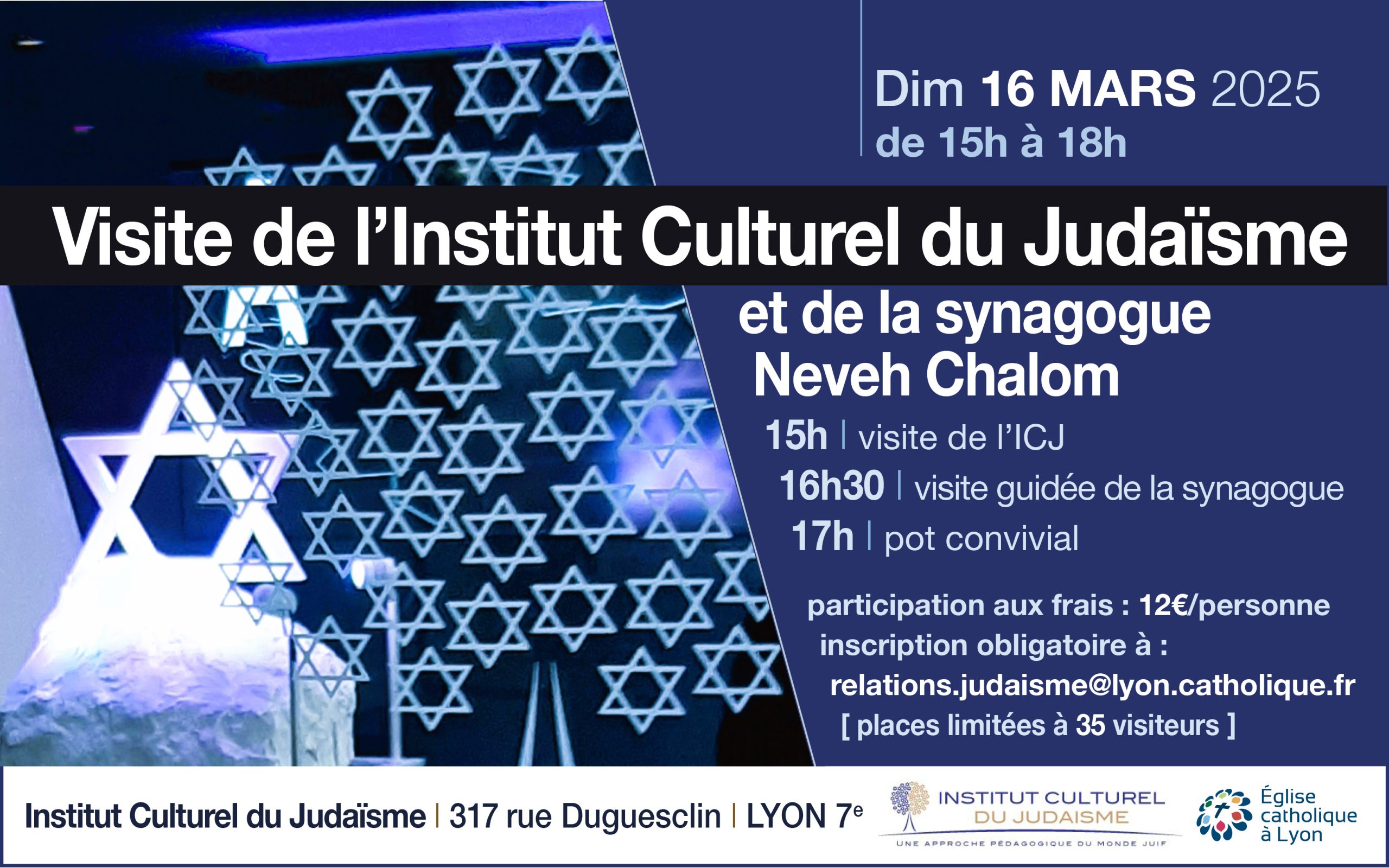 Visite de l’Institut culturel du judaïsme et de la syngogue Naveh Chalom