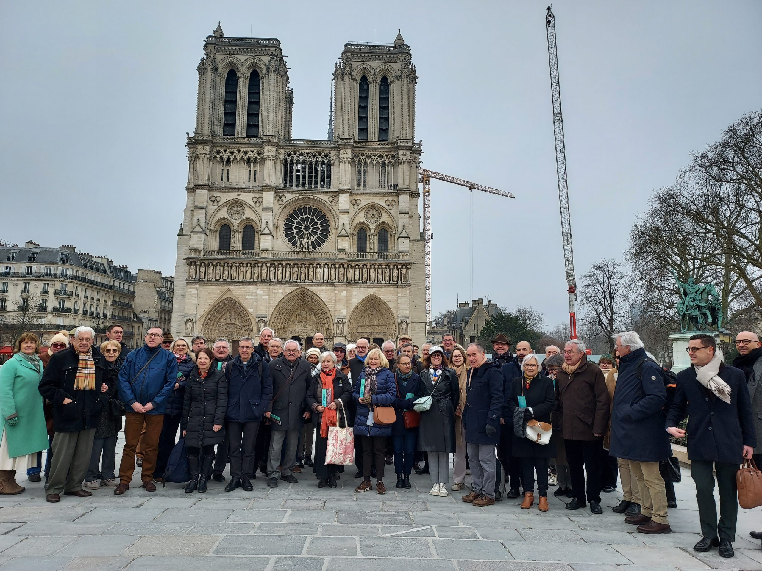 Les élus chrétiens du diocèse en pèlerinage à Notre-Dame de Paris