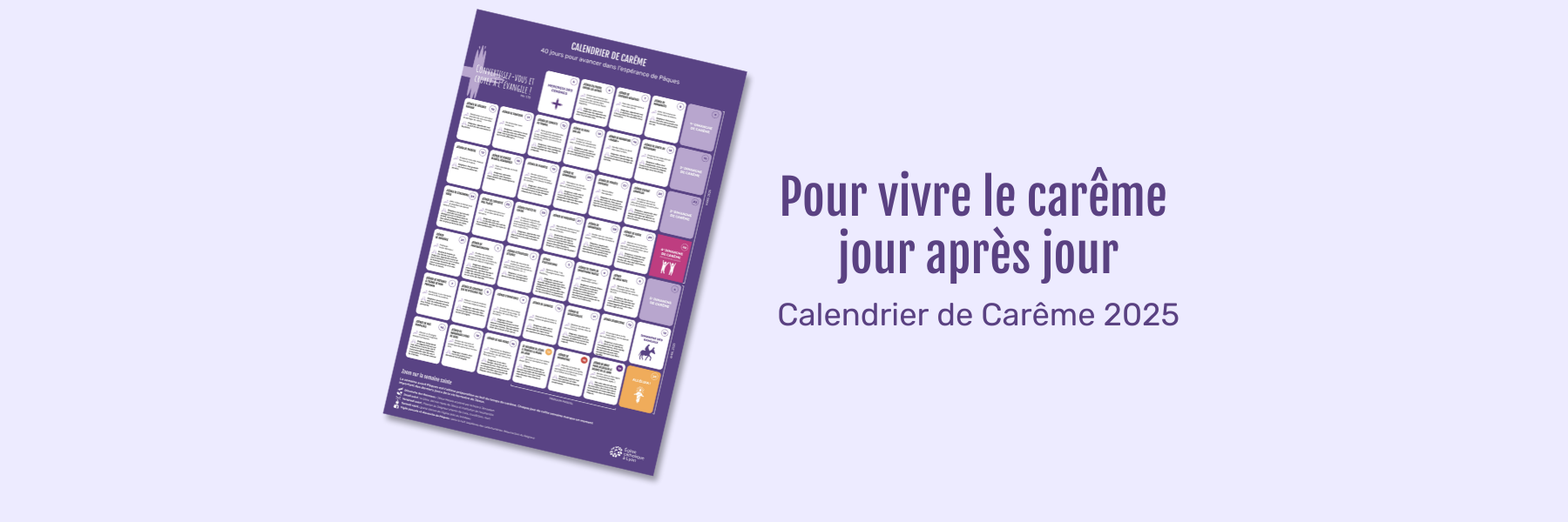 Calendrier de Carême