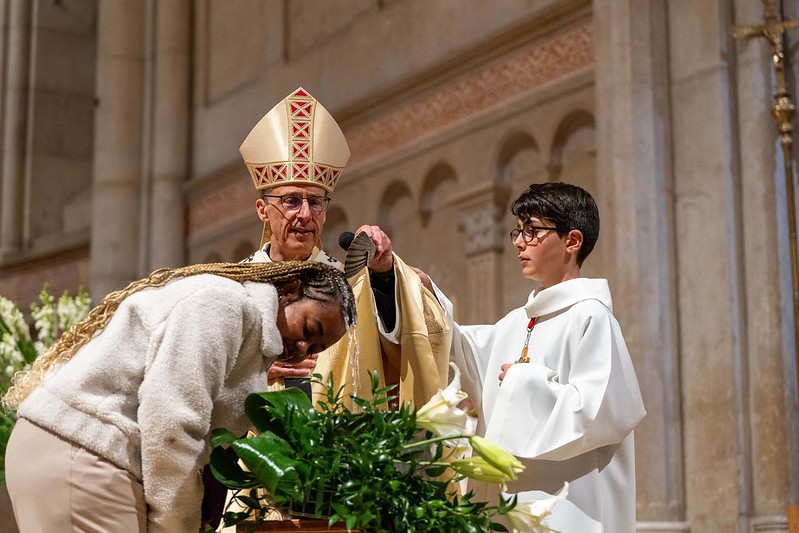 Vigile pascale et baptêmes à la cathédrale