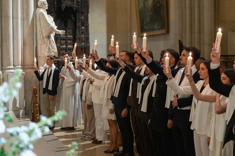 Vigile pascale et baptêmes à la cathédrale