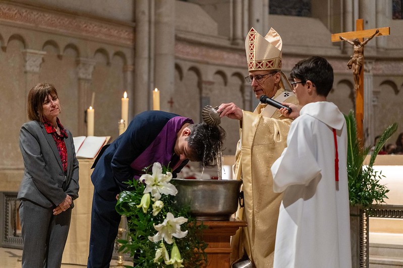Vigile pascale et baptêmes à la cathédrale