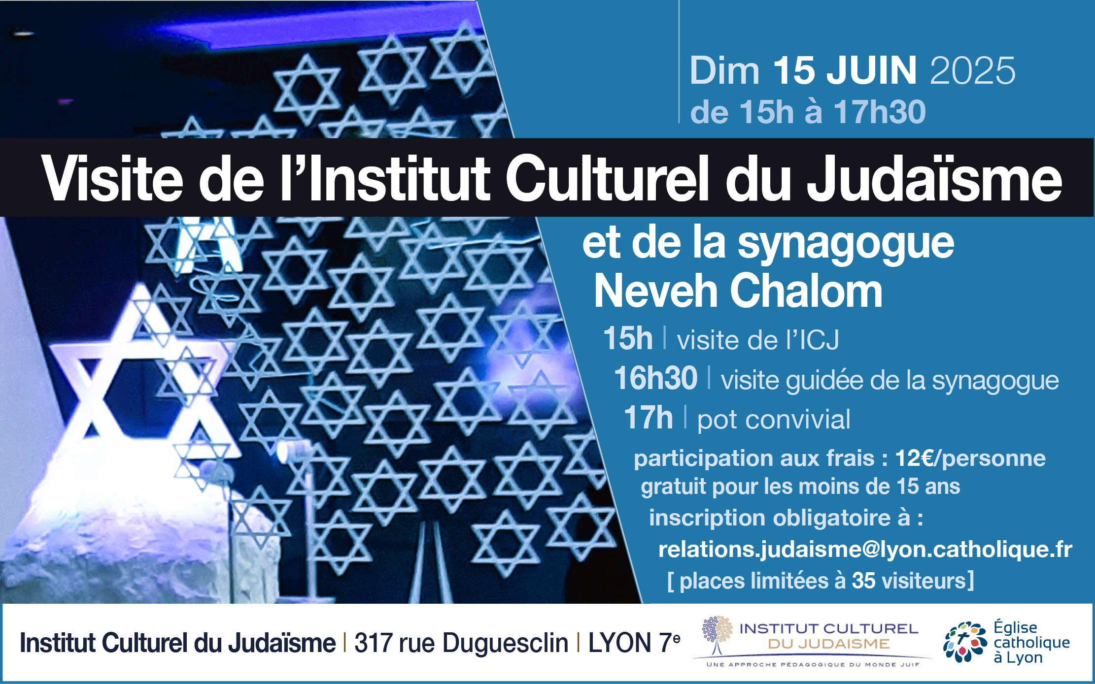 Visite de l’Institut culturel du judaïsme et de la syngogue Naveh Chalom