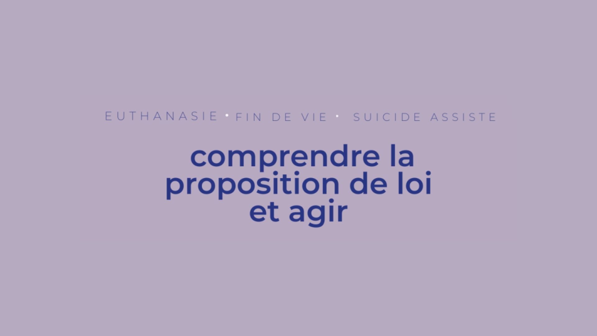 Fin de vie et aide à mourir : les enjeux du projet de loi