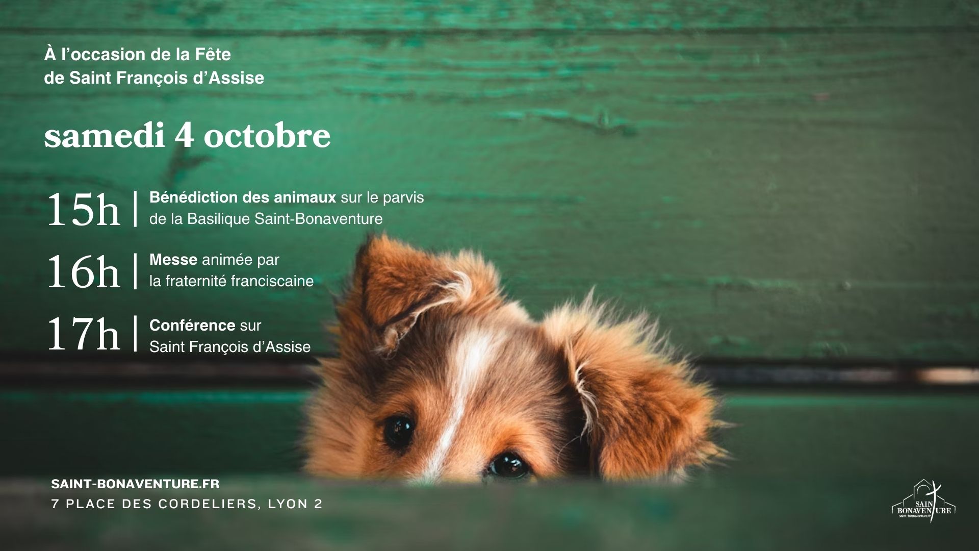 Bénédiction des animaux et conférence