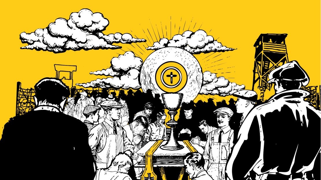 Messe de béatification de Bernard Perrin à Paris