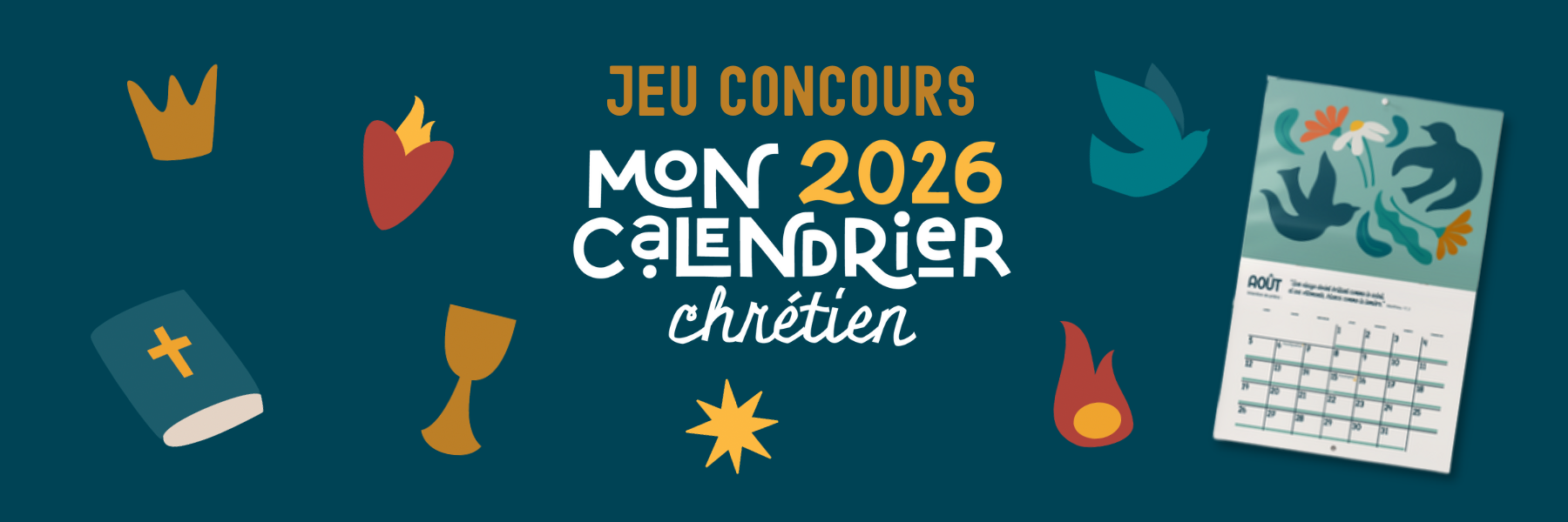 Gagner votre calendrier liturgique 2026