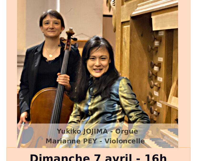 Concert d’orgue et viloncelle