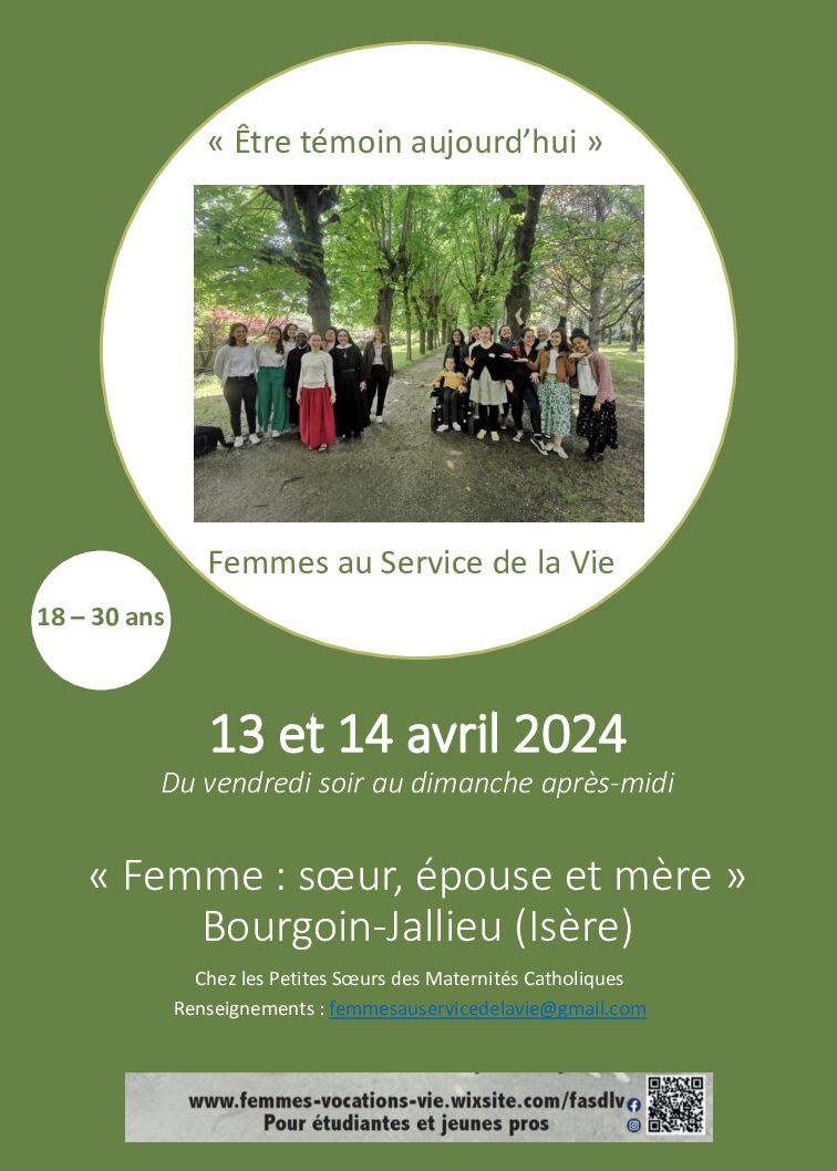 Femme au service de la Vie (2024)