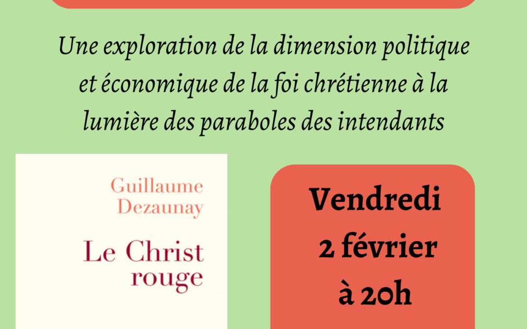 “Le Christ rouge” : rencontre et discussion avec l’auteur Guillaume Dezaunay