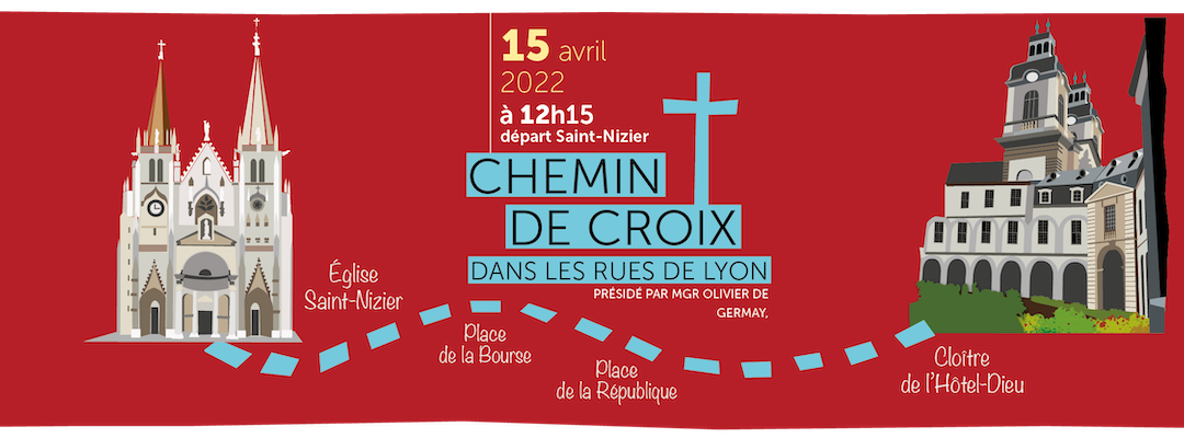 Chemin de Croix dans les rue de Lyon