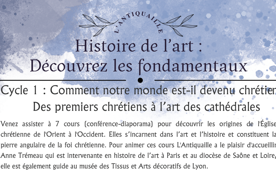 Les fondamentaux de l’histoire de l’art chrétien