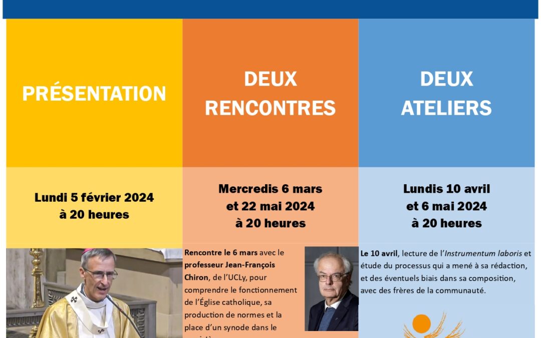 Comprendre les enjeux et fonctionnement du synode sur la synodalité