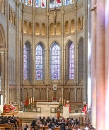 Vue sur le choeur de la cathédrale de Lyon