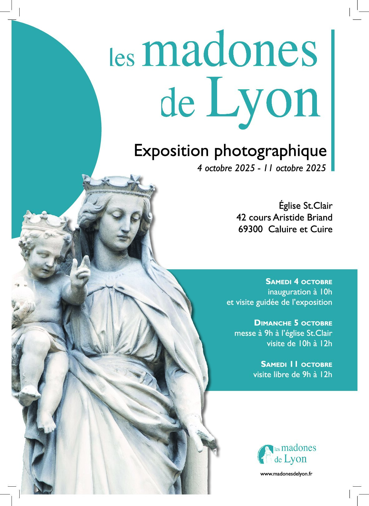 Exposition sur les madones de Lyon à Caluire