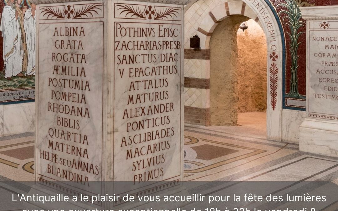 Fête du 8 décembre : Visite nocturne de l’Antiquaille