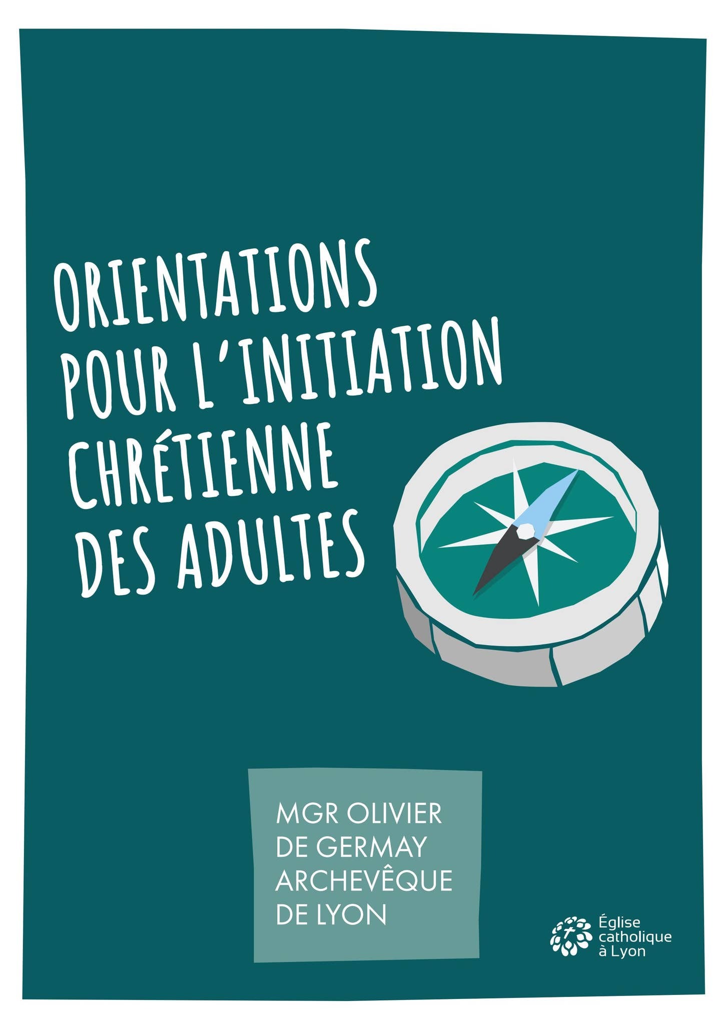 Couverture de la lettre sur les orientations pour l'initiation chrétienne des adultes