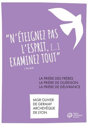 Couverture de la lettre pastorale sur la prière des frères, la prière de délivrance et la prière de guérison